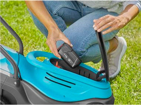 Gardena PowerMax 30/18V P4A Μηχανή Γκαζόν Μπαταρίας 18V Solo