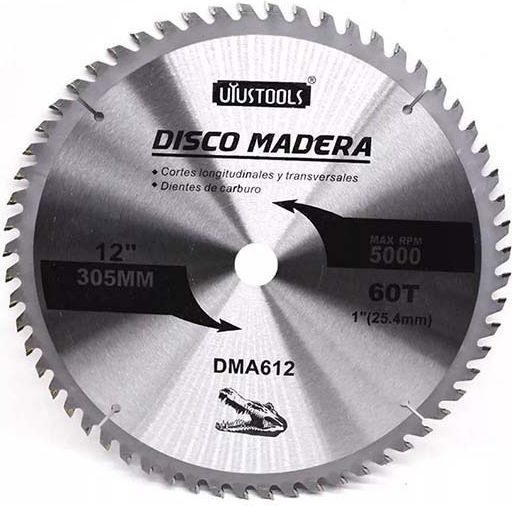UYUS TOOLS Schneidscheibe Holz mit 60 Zähnen 254mm