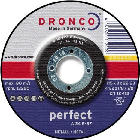 Dronco AS46T Τ42 Disc de tăiere Metalic 230mm