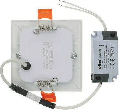 Vito Round Recessed LED Panel 6W with Cool White Light 6000K