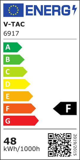 V-TAC Platz Draußen LED Panel 48W mit Natürliches Weiß Licht 4000K
