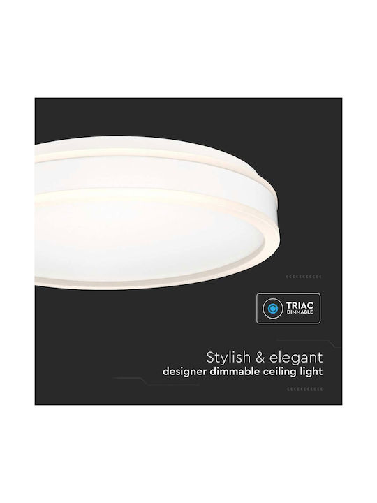 V-TAC Rund Draußen LED Panel 18W mit Natürliches Weiß Licht 4000K
