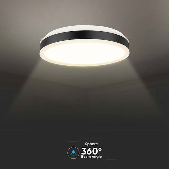 V-TAC Rund Draußen LED Panel 24W mit Natürliches Weiß Licht 4000K