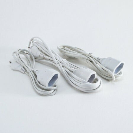 Oscar Plus Verlängerung 2x0.75mm 5M (VMZ1-1) 1 Platz mit Kabel 5m Durchmesser 2 x 0.75mm² Weiß