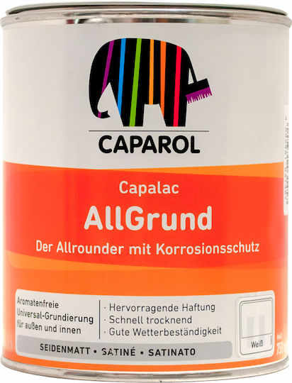 Caparol Capalac AllGrund Грунд Бял Подходящ за Метал 0.75лт