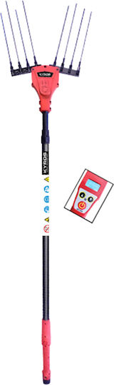 Kyros Recoltator de Măsline Generator / Baterie 450W Tip Pieptene cu Tijă Carbon 3.2m și Greutate 2.8kg