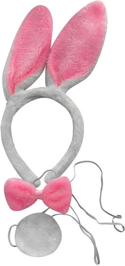 Karneval Stirnband Weiß 3Stück