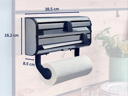 Leifheit Parat Royal Distribuitor de role Montat pe perete Metalică Argintiu 25793 Leifheit Parat Royal Distribuitor de role Montat pe perete Metalică Argintiu 25793