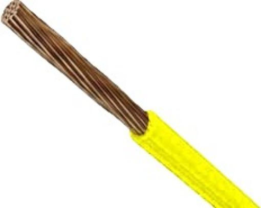 Netzkabel Typ NYA mit Kabeleigenschaften 1x6mm² in Gelbe Farbe 100m