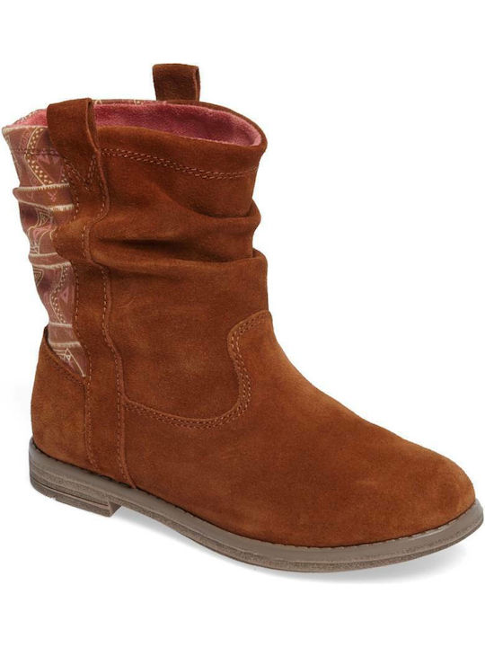 Toms Kids Suede Boots Brown