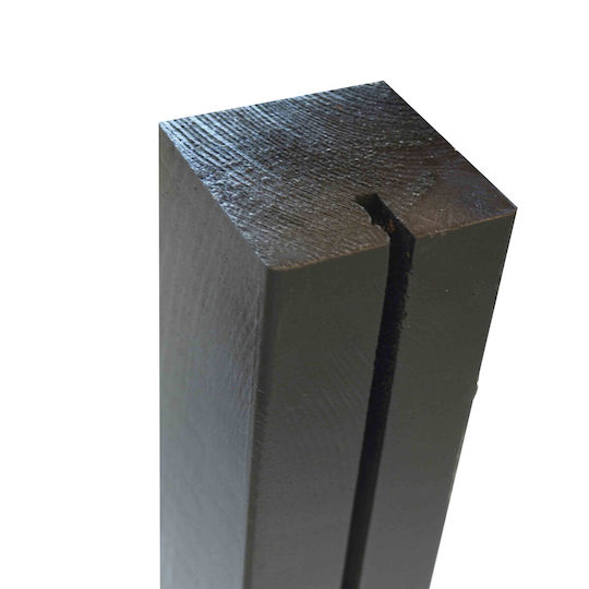Showood Garden Fence Post 7x7x120cm Made of Wood Gray