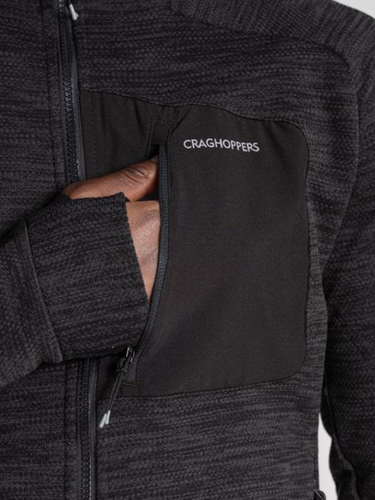 Craghoppers Tarbert Jagdjacke Vlies Schwarz