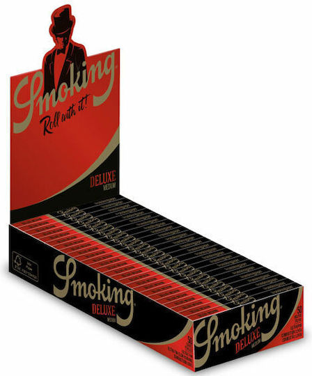 Smoking Deluxe Χαρτάκια Στριφτού Τσιγάρου 1+1/4 50 φύλλα 25τμχ