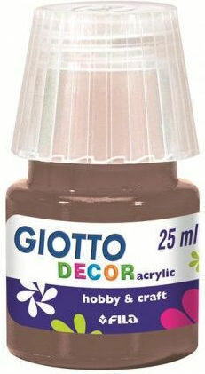 Giotto Decor Matt Ακρυλικό Χρώμα Ζωγραφικής Καφέ 25ml