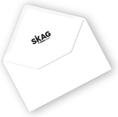 Skag Invitation Envelope 7.5x12cm White