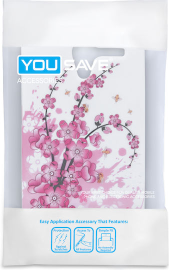 YouSave Accessories Floral Bee Silicone Gel Case (Moto X) Back Cover Σιλικόνης Πολύχρωμο