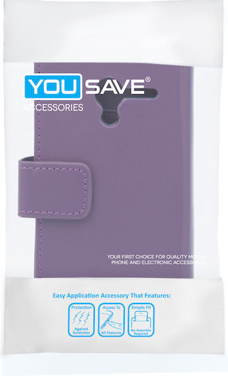 YouSave Accessories Leather-Effect Wallet Изкуствена кожа Лилав