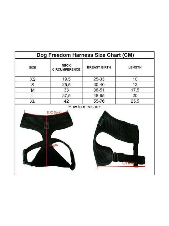 Pet Interest Σαμαράκι Σκύλου Γιλέκο Mesh Collar Ροζ Medium 38 - 51cm