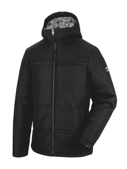 Wurth Start Up Work Jacket Hooded Black