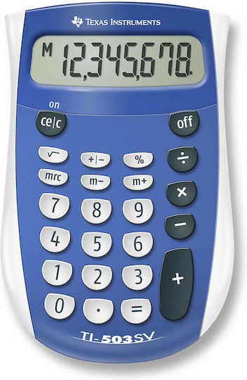 Texas Instruments Αριθμομηχανή Τσέπης σε Μπλε Χρώμα