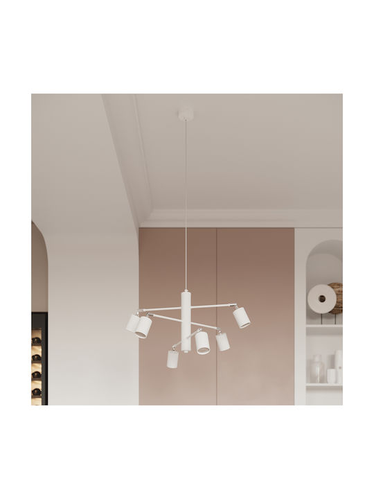 Sollux Spot with 4 Lights and with Socket GU10 in White Color