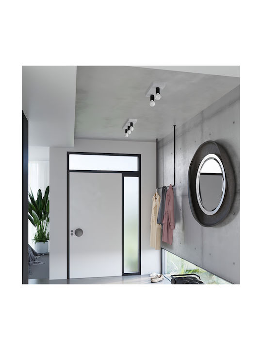 Sollux Double Spot with Socket E27 in Gray Color