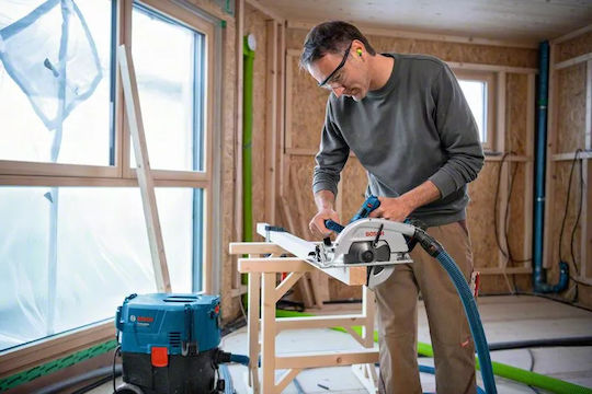 Bosch GKS 18V-70 L Fără perii 18V 2x5.5Ah cu control de viteză și cu sistem de aspirare