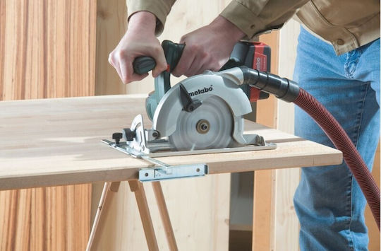 Metabo KSA 18 LTX Δισκοπρίονο 18V 2x4Ah με Σύστημα Αναρρόφησης