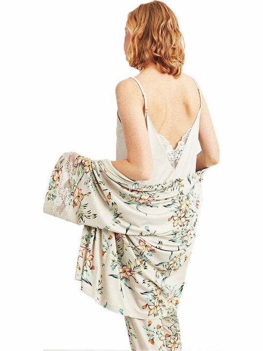 Catherine's Pentru Femei Halat cu Pijamale Floral Catherine S