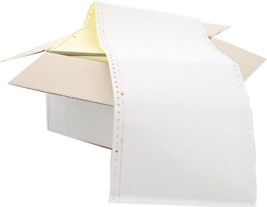 Computer Paper 11x9.5cm 4-ply Colored Continuous Paper 500 Sheets