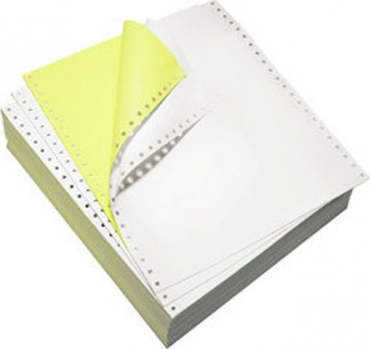 Continuous Paper 8x9.5cm 2-Part Colorful Continuous Paper 2-Part (2x1000 Sheets)
