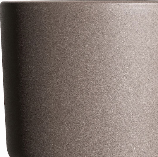 Supergreens Übertopf Keramik Braun 21.5x21.5x21εκ.