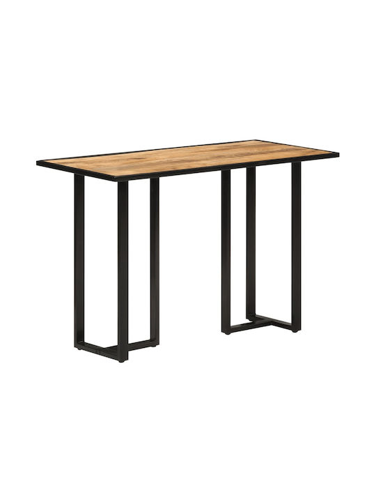 Table Dining Room from Solid Wood & Metal 110x55x75.5cm