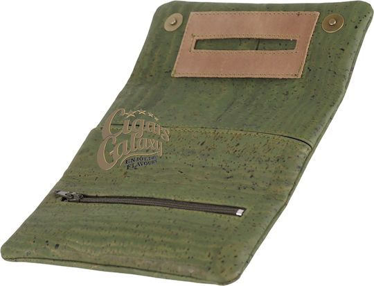 Mestango Tobacco Pouch With Magnetic Clasp 15.5x8cm Green