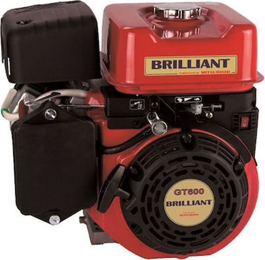 Brilliant GT600L Gasoline Engine 4 Stroke 181.6cc 6hp with Keyway and Starter