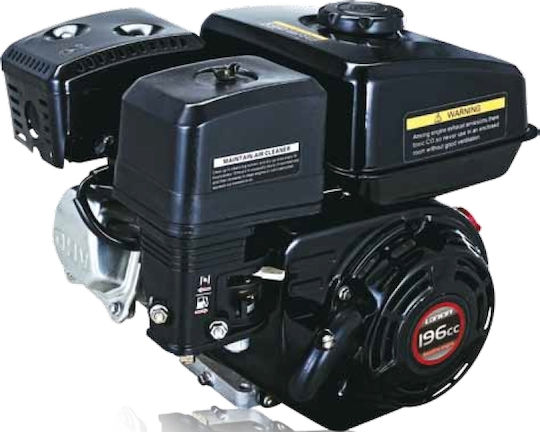 Loncin G 200 F/H (W) Gasoline Engine 4 Stroke 196cc 6hp Maximum Revolutions 3600rpm Horizontal Axis with Cone