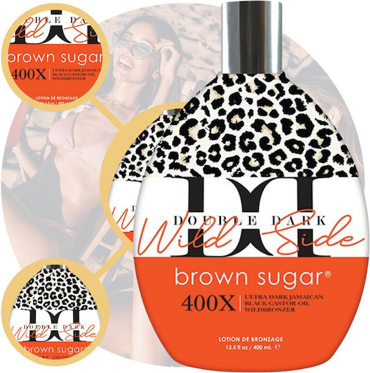 Brown Sugar Double Dark Wild Side Bronzer Self Tanning Lotion Σώματος Dark 400ml