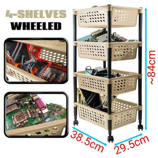 Wheeled Plastic Tool Carrier