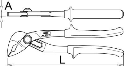 Unior Adjustable Wrench 1½" 240mm
