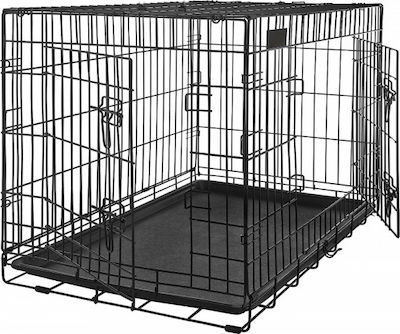 M-Pets Dog Wire Crate with 2 Doors 75x46x53cm