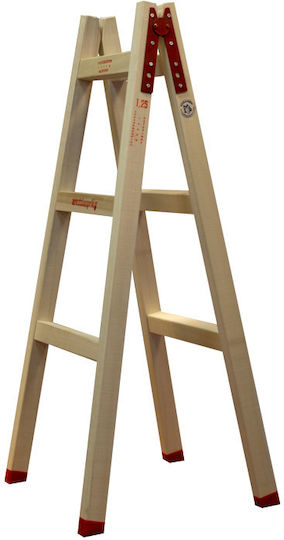 Professional Step Ladder Wooden 3 Steps 100cm