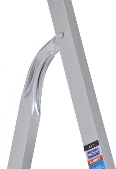 Palbest Alumet Step Ladder Aluminum & Iron 4 Steps 137cm