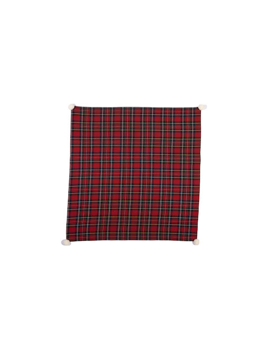 Nef-Nef Homeware Weihnachts- Tischtuch Rot Länge 100cm. 1Stück 034599