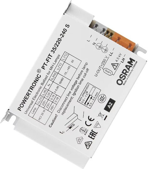 Osram PT-Fit Μετασχηματιστής για Φωτιστικά Ballast Ηλεκτρονικό 35W 386625