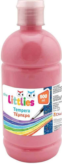 The Littlies Tempera Tempera de Pictură Roz în Sticlă 500ml 1buc