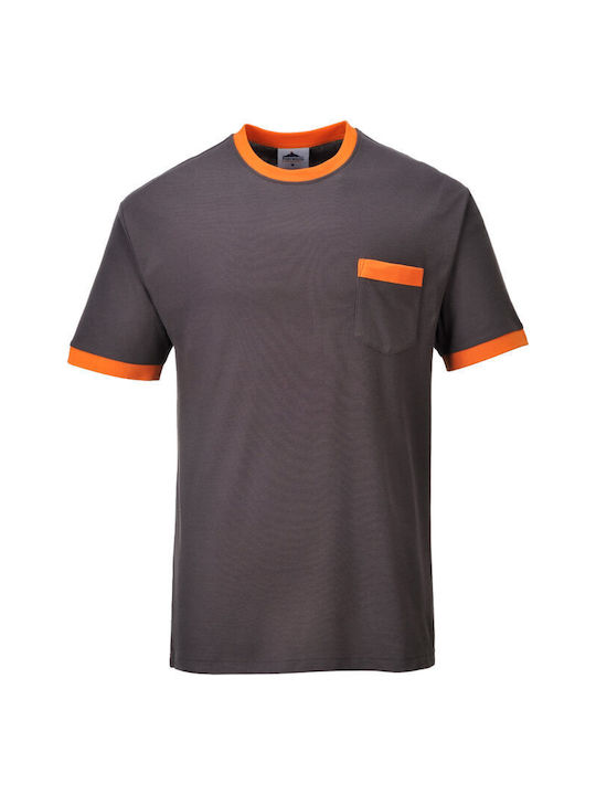 Portwest Texo T-Shirt Εργασίας Γκρι