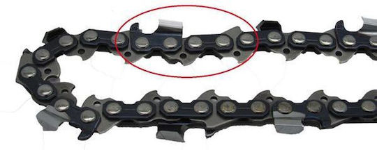 Visco Parts 858-64ΔΓ Chainsaw Chain with Pitch 3/8", Gauge .058"-1.5mm & Number of Guides 64E