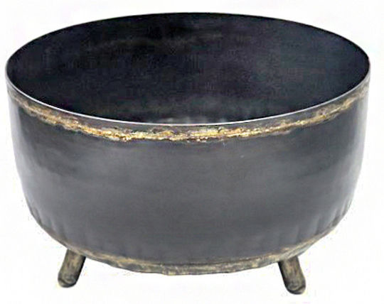 Zaros Fruitieră Metalic Negru 30x30x22buc