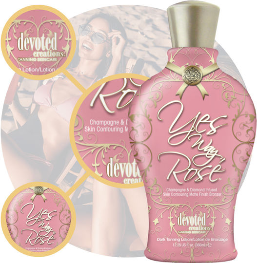 Devoted Creations Yes Way Rose Self Tanning Lotion Σώματος 360ml