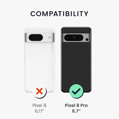 KWmobile Soft Flexible Rubber Back Cover Σιλικόνης Μπορντό (Google Pixel 8 Pro)